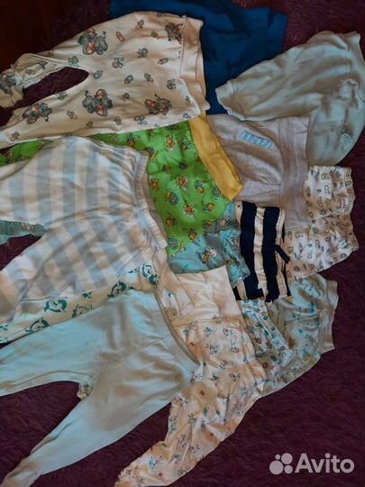 Более 30 кг детских вещей на мальчика