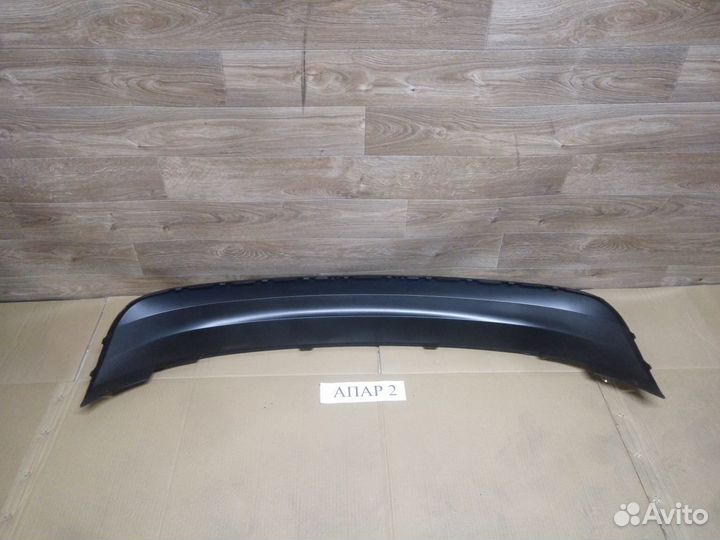 Накладка заднего бампера Шкода Рапид