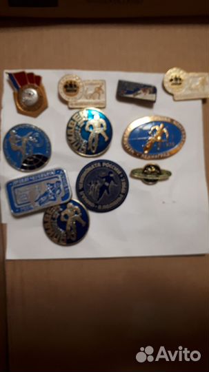 Спорт. значки мотокросс спидвей