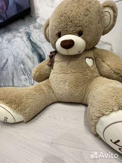 Большая мягкая игрушка медведь