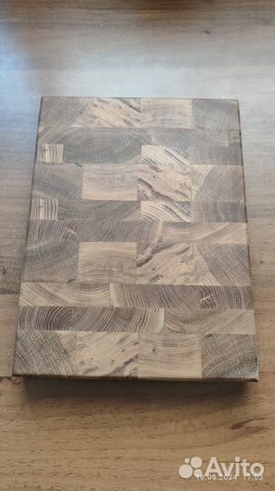 Торцевая разделочная доска из дуба