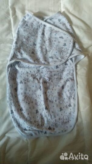 Пеленка кокон на липучках