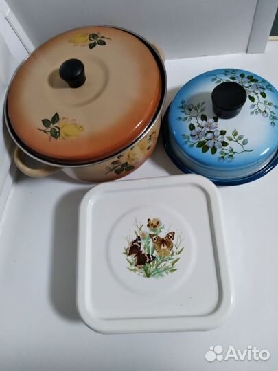 Эмалированная посуда СССР