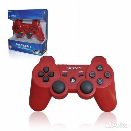 Джойстик PS 3 Controller Wireless Dual Shock RED