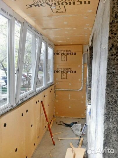 Утепление балконов и лоджий под ключ