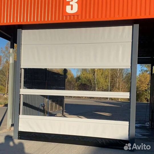 Скоростные ворота для моек самообслуживания