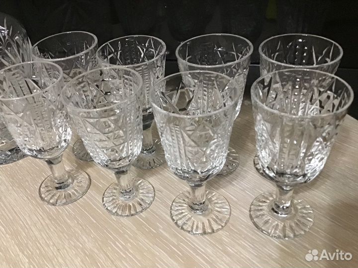 Фужеры высокие и рюмки СССР