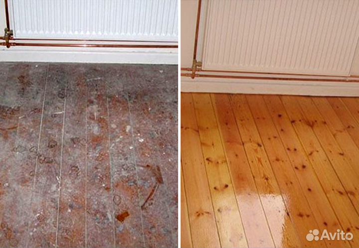 Роторная чистка пола