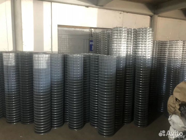 Сетка сварная в рулонах оцинкованная