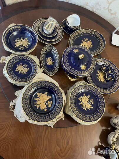 Столовый и чайный сервиз Cobalt 