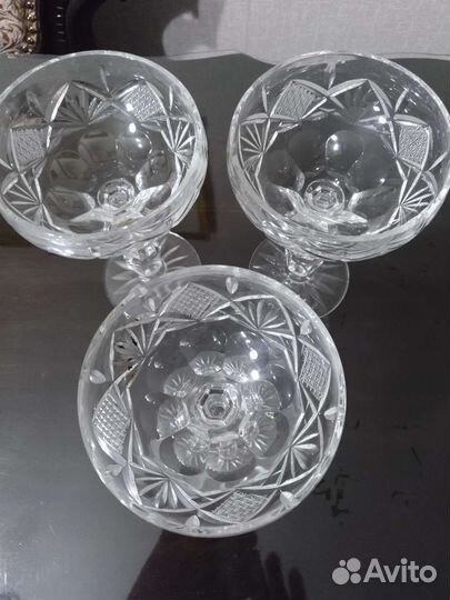 Креманки хрустальные -3 шт