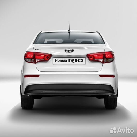 Бампер задний в цвет Kia Rio 3 рест 2015-2017