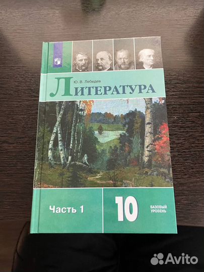 Учебник по литературе 10 класс
