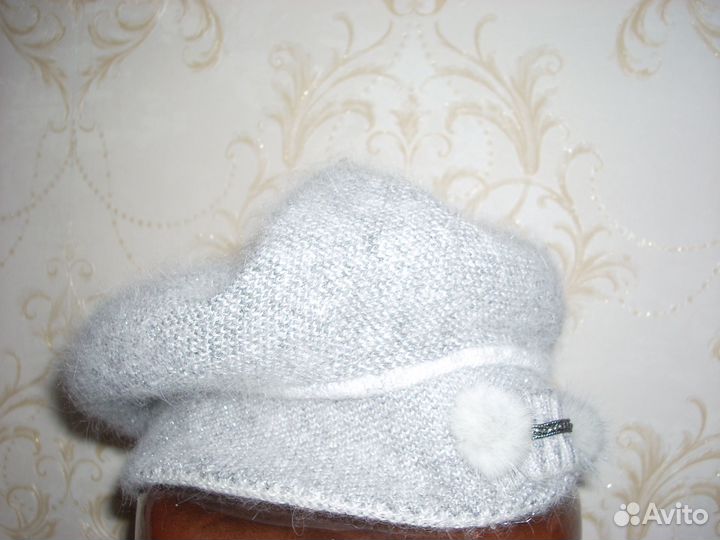 Берет женский ангора