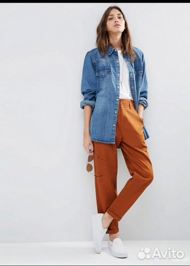 Рубашка джинсовая 48-50 размер