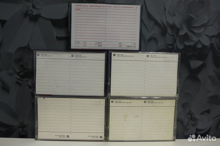 Аудиокассеты 5 штук одним лотом записаны с винила