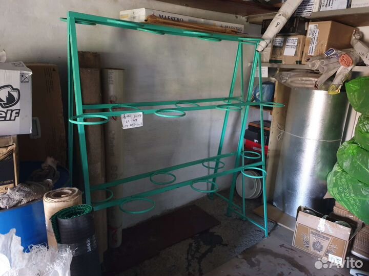 Стойки для живых цветов. Вазонов. Гофромашина