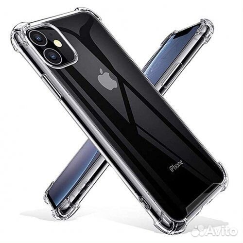 Противоударный прозрачный чехол iPhone 12 mini