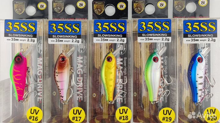 Воблер ZipBaits Rigge 35SS, 48 цветов