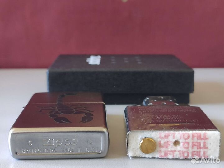 Зажигалка Zippo Scorpion Black 205