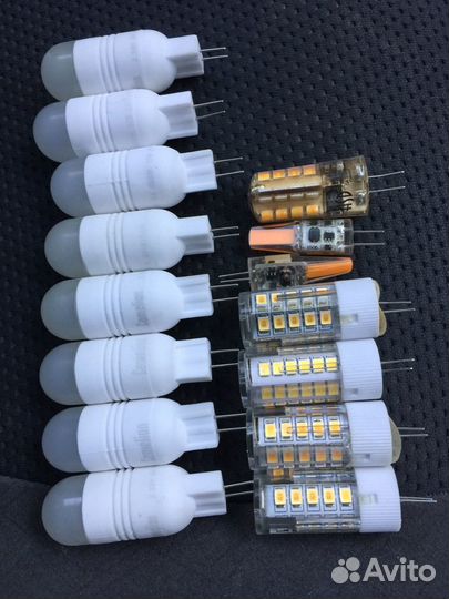Набор светодиодных лампочек G4 на 12V