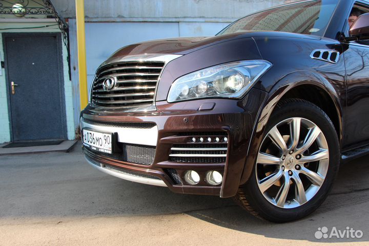 Передний бампер Infiniti QX56 QX80 MZ Speed