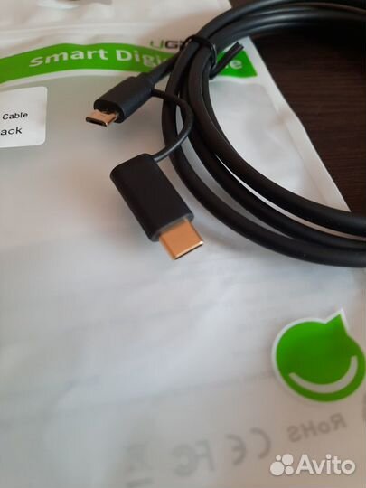 Кабель Ugreen microusb-Type C 2-в-1 1,5 метра