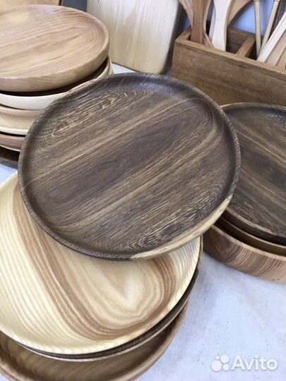 Тарелочка из дерева