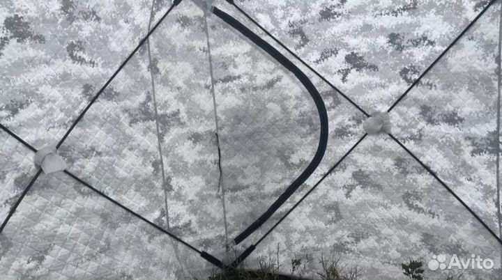 Зимняя палатка cube 220x220x230 3 слойная