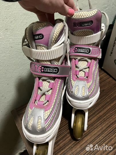 Ролики детские раздвижные для девочек Reaction 29