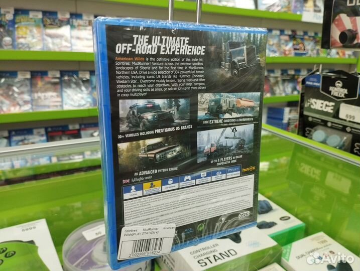 Spintires: MudRunner American Wilds для PS4 новые