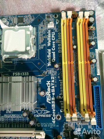 Материнская плата Asrock 4Core1333-eSata2 775 соке