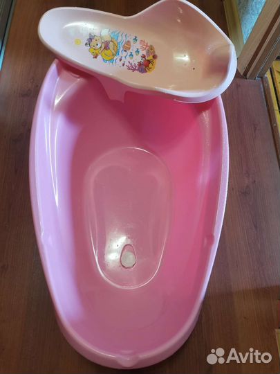 Ванночка для купания с горкой