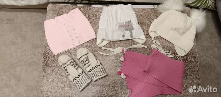 Шапка,варежки,шарф