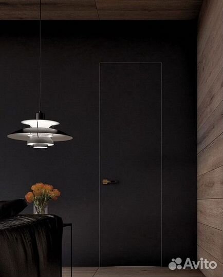 Скрытые межкомнатные двери под отделку