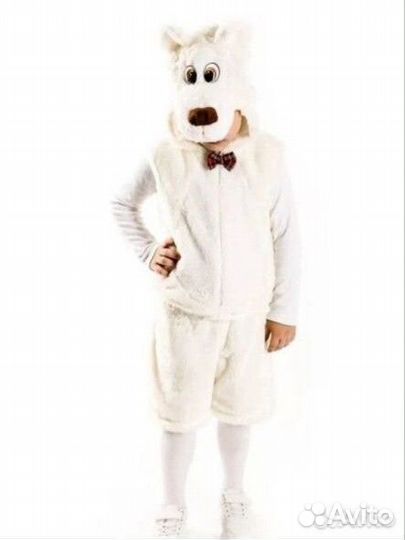 Костюм белого медведя детский