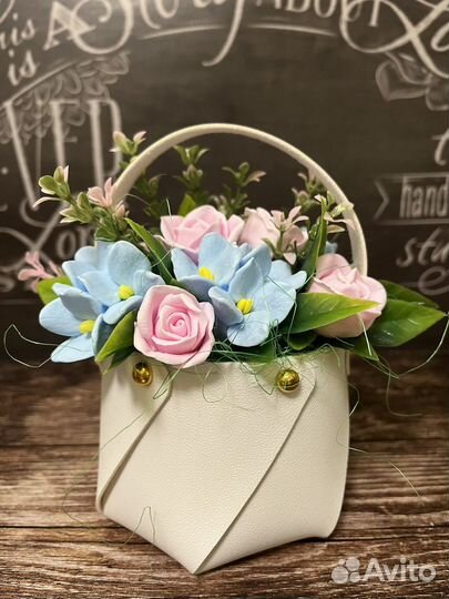 Букет цветов из мыла