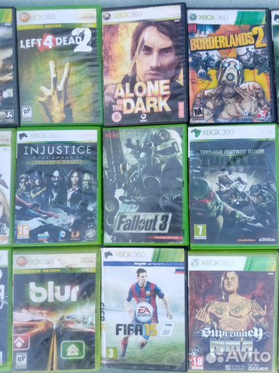Диски игры для приставки xbox 360 консоль