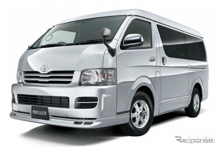 Губа на бампер toyota hiace h200 trh223