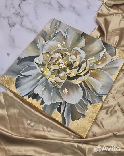 Интерьерная картина цветы подарок