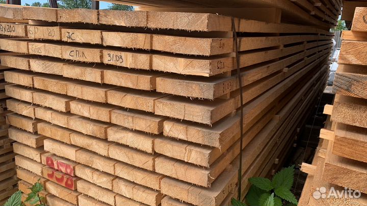 Доска обрезная хвоя 40x150x6000