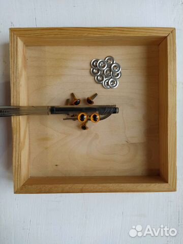 Глазки с кошачьим зрачком оранжевые 10,5 мм