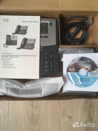 Ip телефон cisco SPA502G