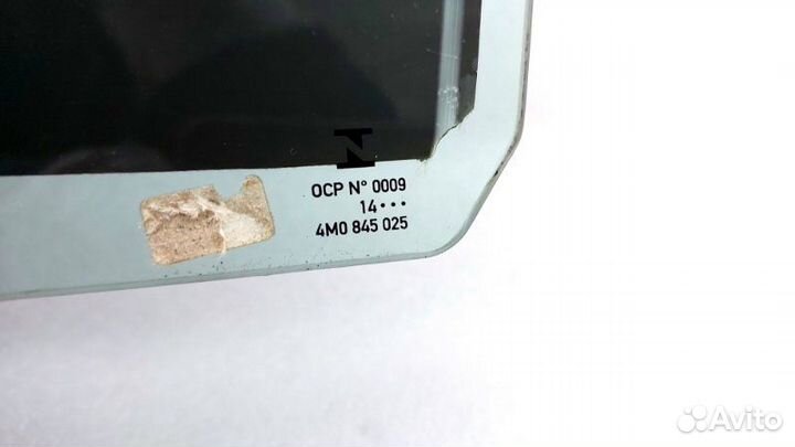 Стекло двери заднее левое Audi Q7 4M crec 2016