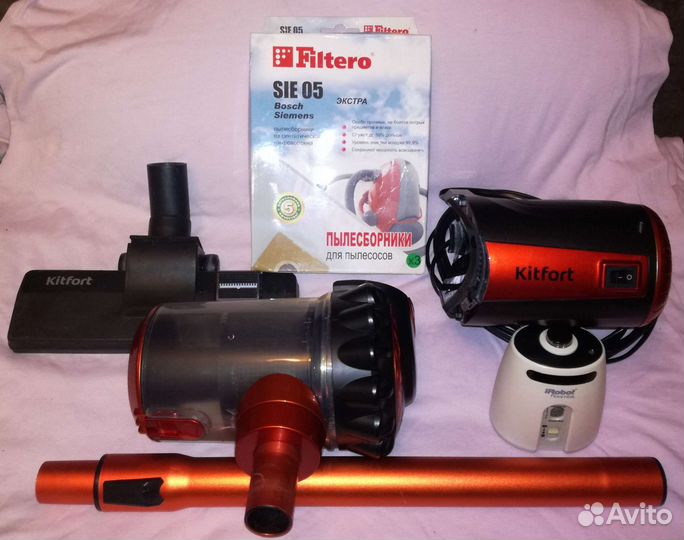 Пылесос Kitfort.З/ч-Irobot,Samsung,LG,Вихрь,Midea