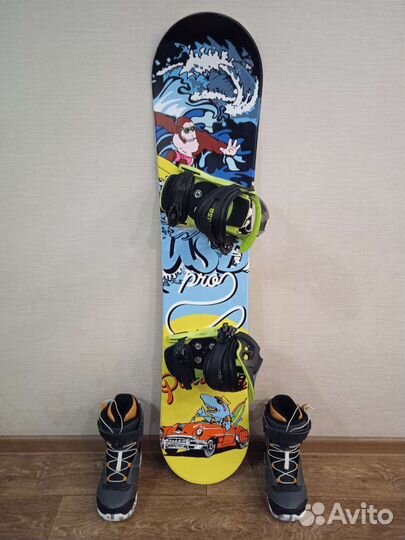 Детский сноуборд комплект