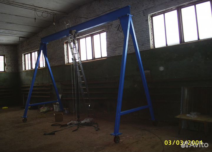 Ручной козловой кран 3т, легкий козловой кран 3т