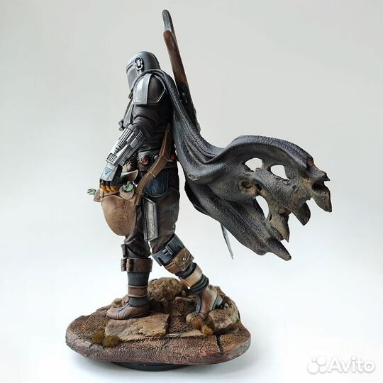 Модель (фигурка) Мандалорец и малыш Йода