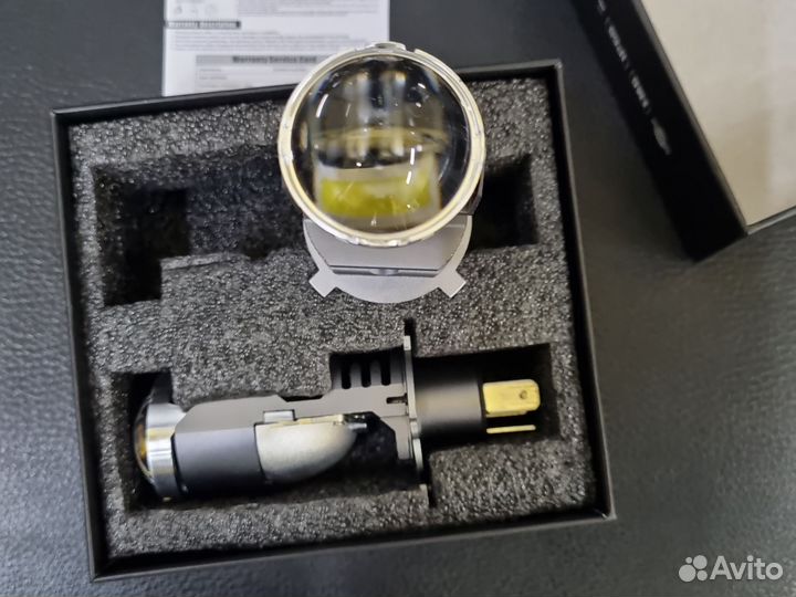 Led лампа h4 с линзой F40B