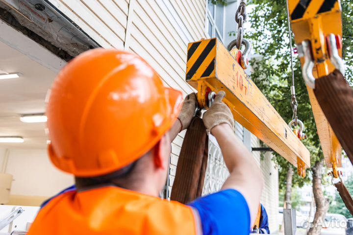 Такелажные работы. Разгрузка оборудования